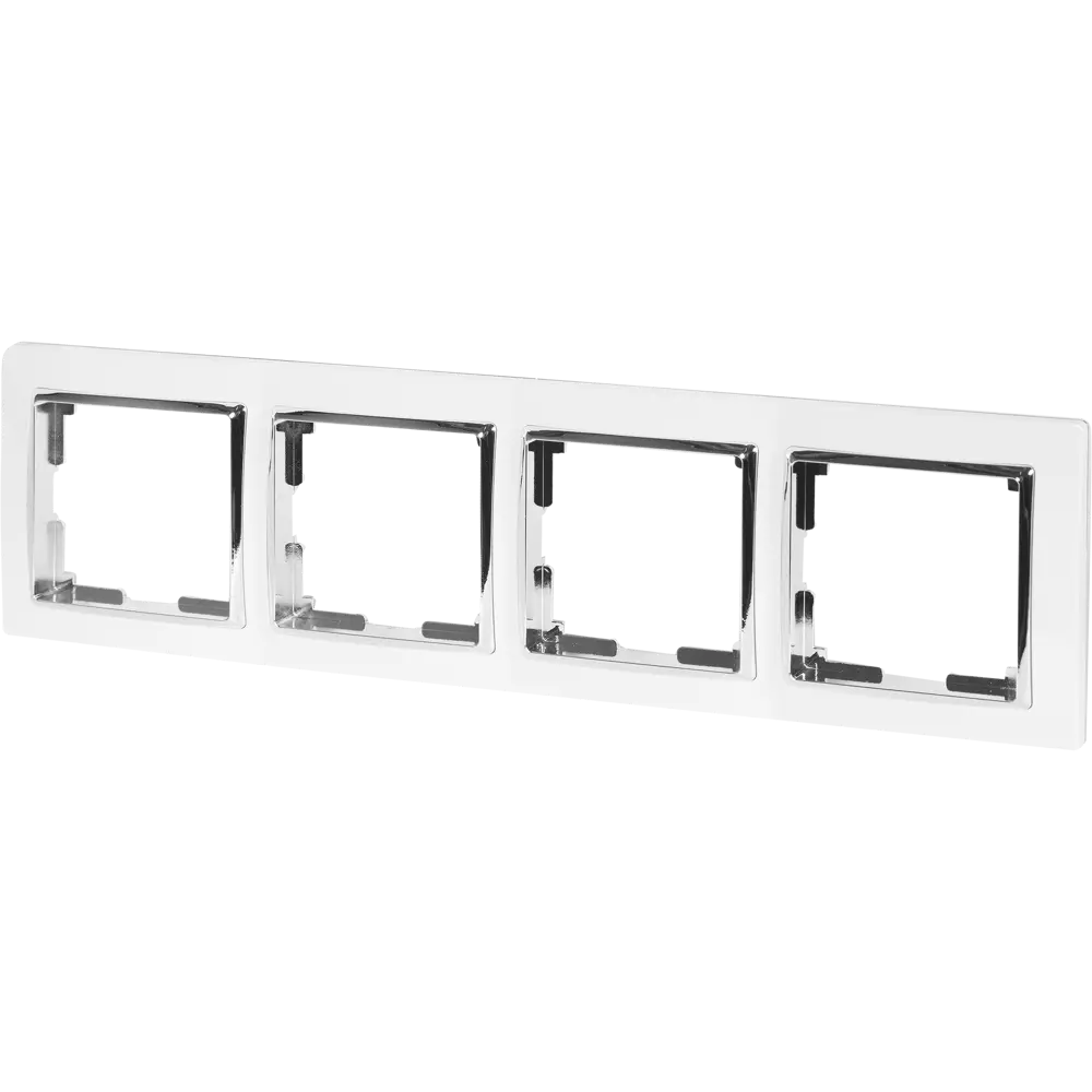 Рамка Werkel Snabb для 4 розеток - белая классика 82125367 STLM-0019696 - Вид №1