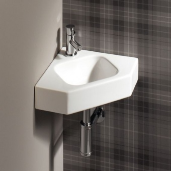 124729000 Подвесная раковина настенная прямоугольная Keramag  белая  - Вид №1