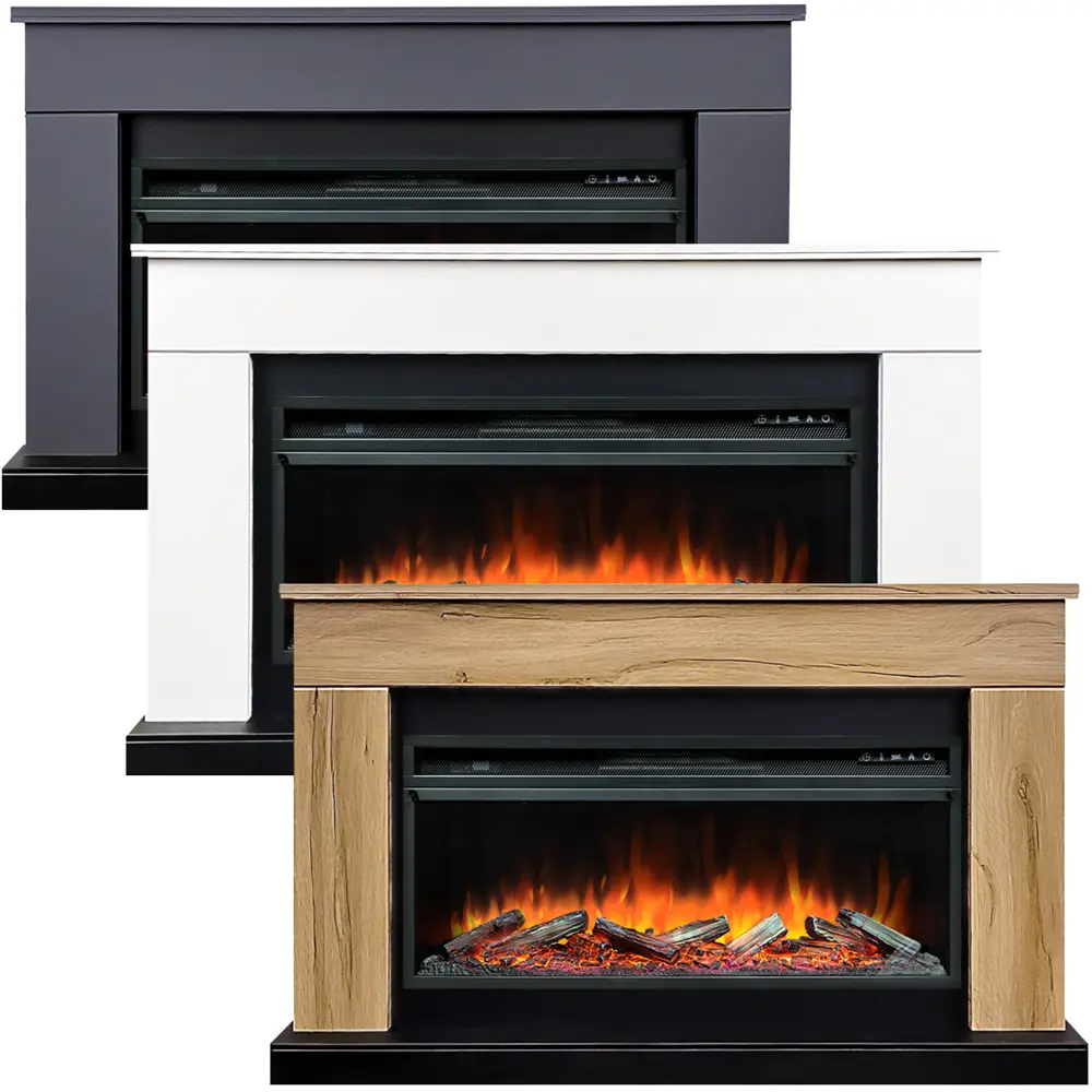 Каминокомплект Royal Flame Bergen SFT Vision 42 LOG LED 1.5 кВт цвет графит 89395531 STLM-2008014  - Вид №6