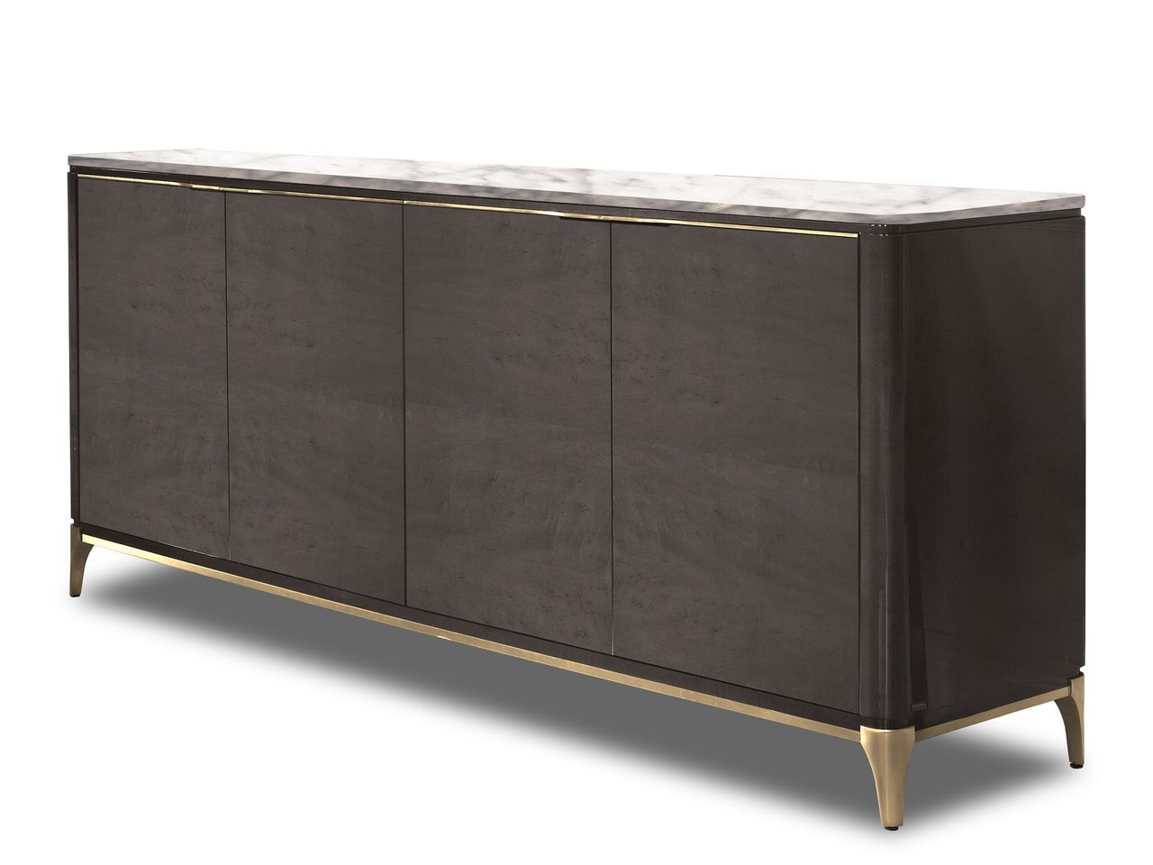 Деревянный шкаф с распашными дверями и мраморной столешницей Hurtado Evolution ARCH-00013915