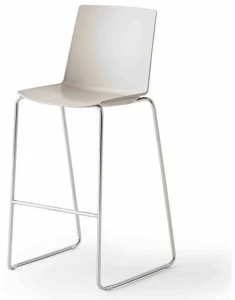 GABER Табурет из технополимера со спинкой Jubel