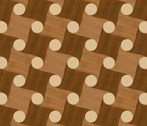 Художественный паркет Da Vinci Щитовой 26-114 Дуб (Гладкая) 500х500 мм.