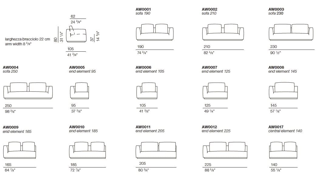 Секционный тканевый диван с полуостровом BODEMA Anyway ARCH-00066070 - Вид №9