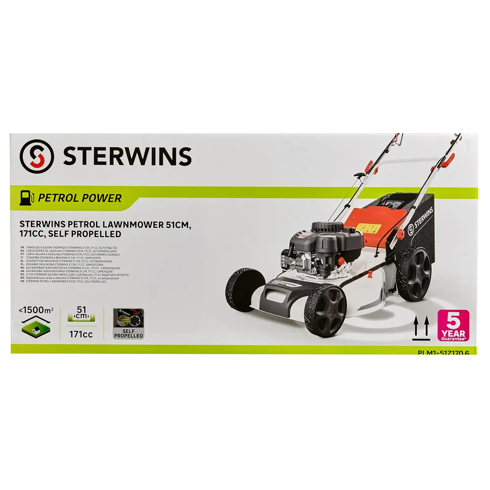 Бензиновая газонокосилка STERWINS 51 см с мульчированием 84600682 STLM-0052634 - Вид №2