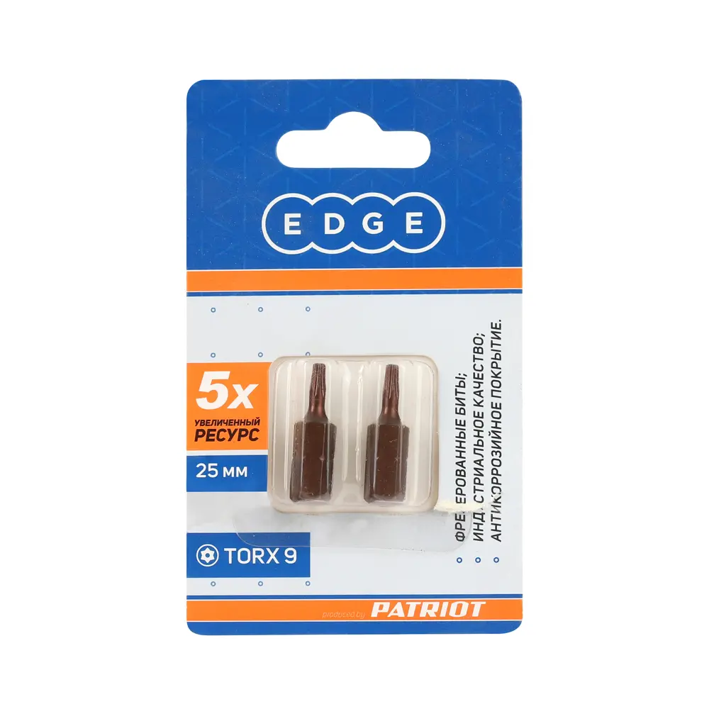 Бита Edge by Patriot 818010016 T9x25 мм, 2 шт. 88460802 STLM-2028116  - Вид №1