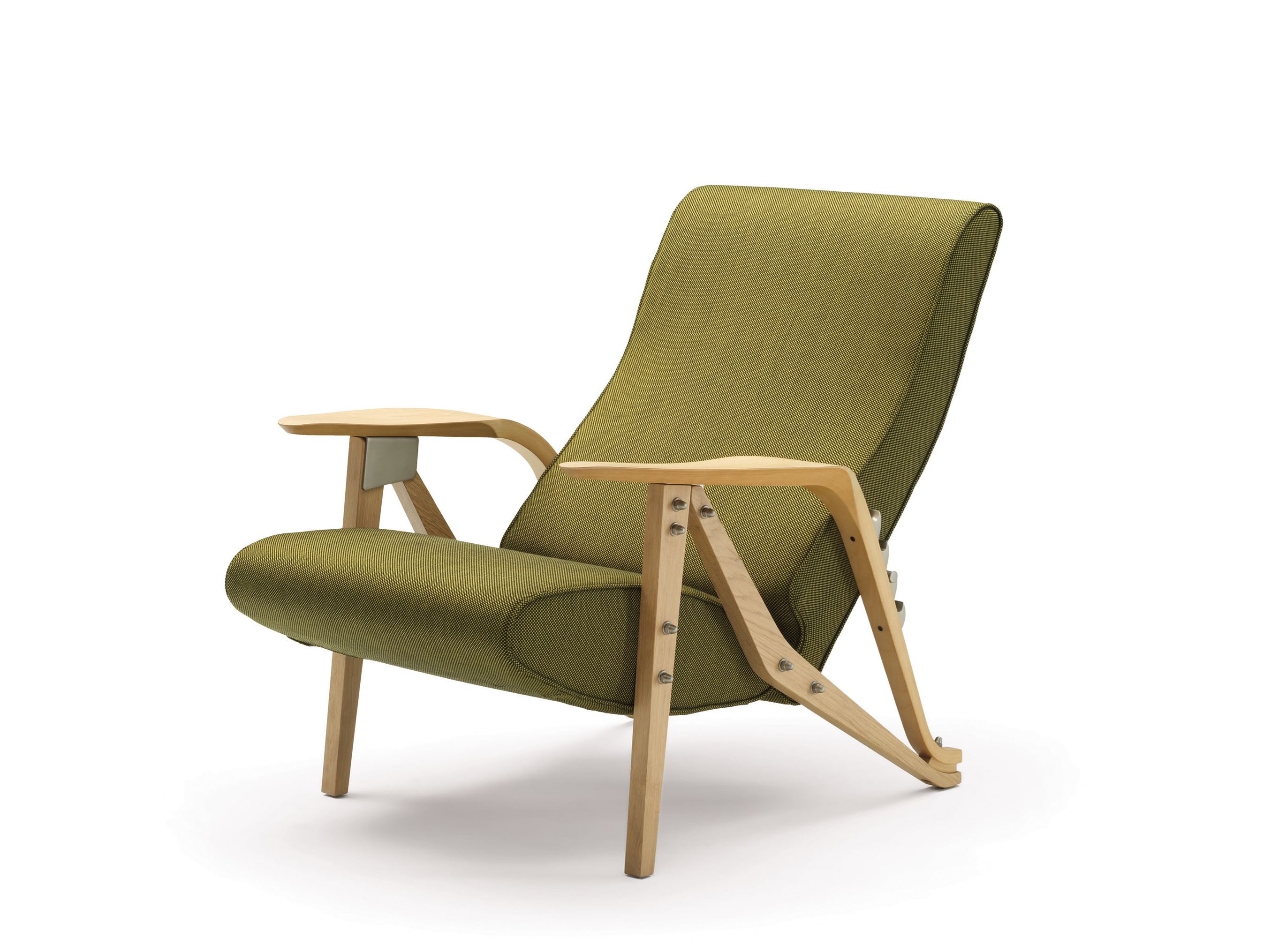 Кресло с откидной спинкой из ткани или кожи Zanotta Carlo Mollino CM 2020 ARCH-00029133 - Вид №4