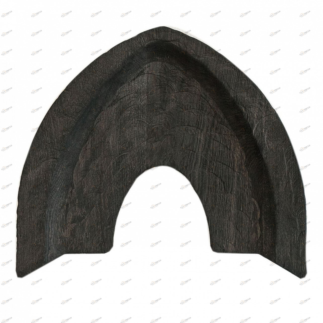 Тарелка "Плато казара" Чёрный FUGA ECO WOOD 123561 Чёрный 