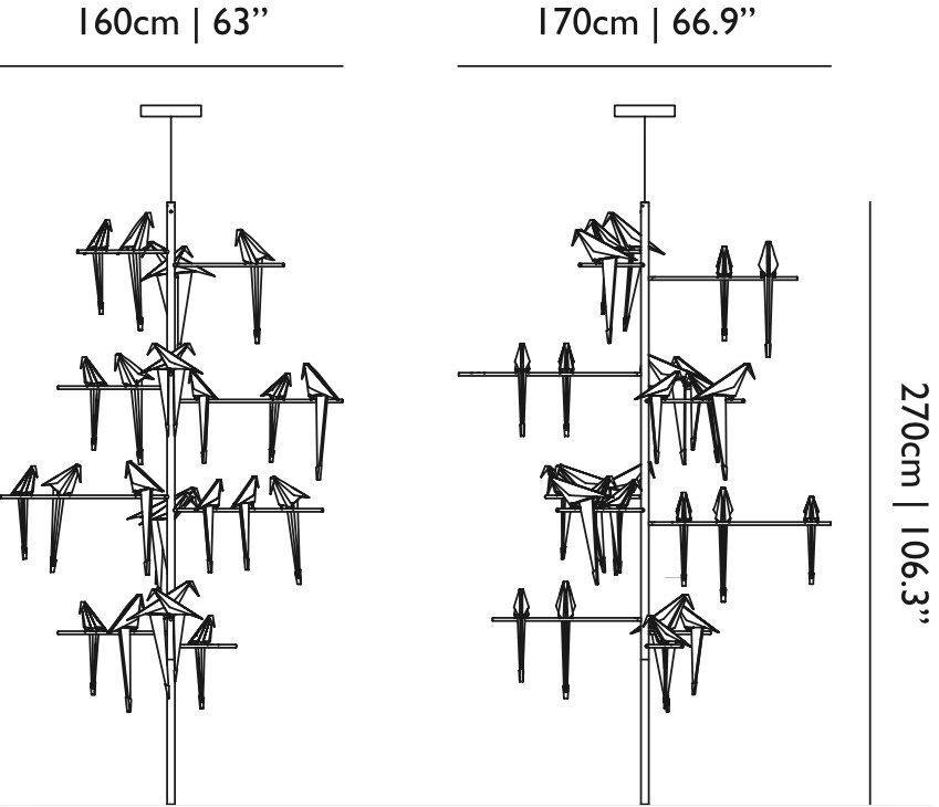 moooi Светодиодный подвесной светильник из металла с диммером Perch light sun-id-1414623 - Вид №5