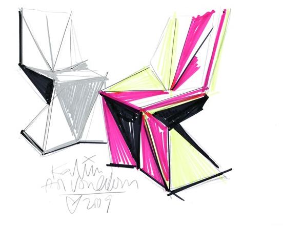 VONDOM Штабелируемый садовый стул Voxel 51033 - Вид №14