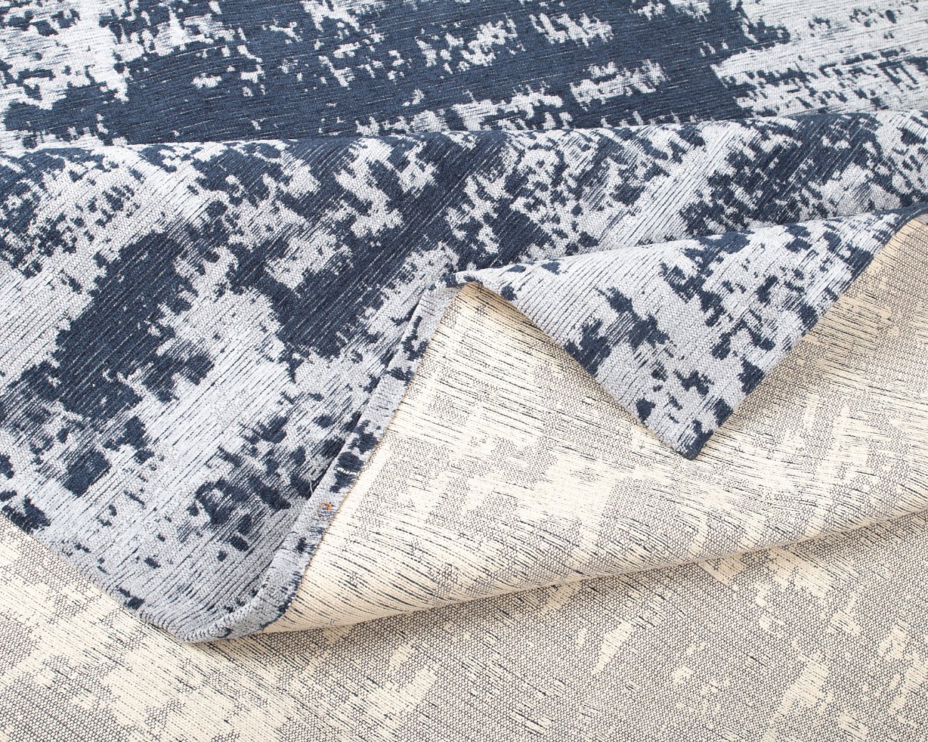 Ковер ELZA BAILY 200x290 ARBEN DECOR MAGIC ДИЗАЙНЕРСКИЕ, ELZA 321804 Синий;серый;молочный  - Вид №1