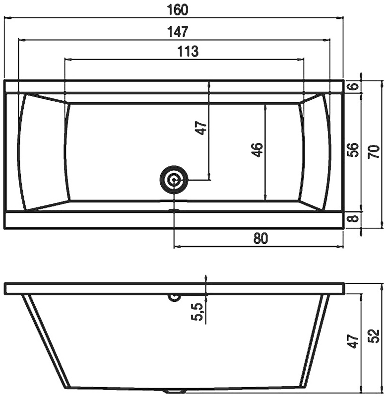BA7100500000000 Ванна Riho Julia Santreyd - Вид №2