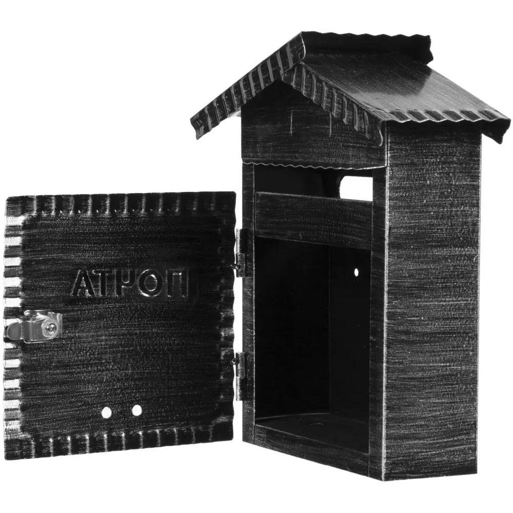 Ящик почтовый Standers JN-012, сталь, цвет чёрный рустикальный STLM-2075069 - Вид №1