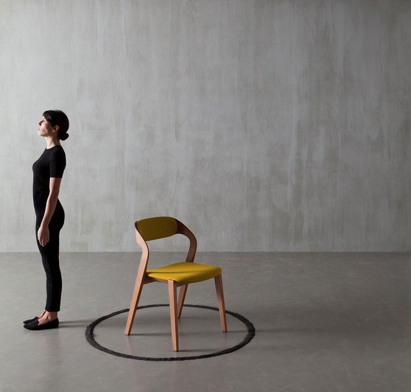 Crassevig Штабелируемый деревянный стул Mixis sun-id-1513554 - Вид №2