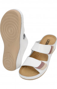 62376 Сандалии "Leon" женские белые LEON  Врач  размер 37