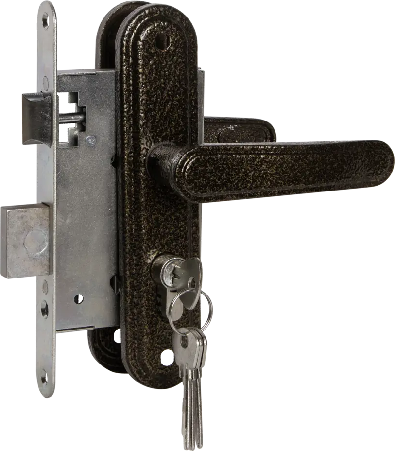 Врезной замок АБСОЛЮТ ЗВ4-3.03 бронза для входных дверей 89057053