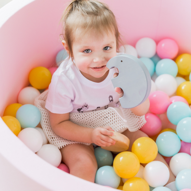 Детский сухой бассейн розовый (без шаров) VAMVIGVAM  281501 Розовый Santreyd  - Вид №5