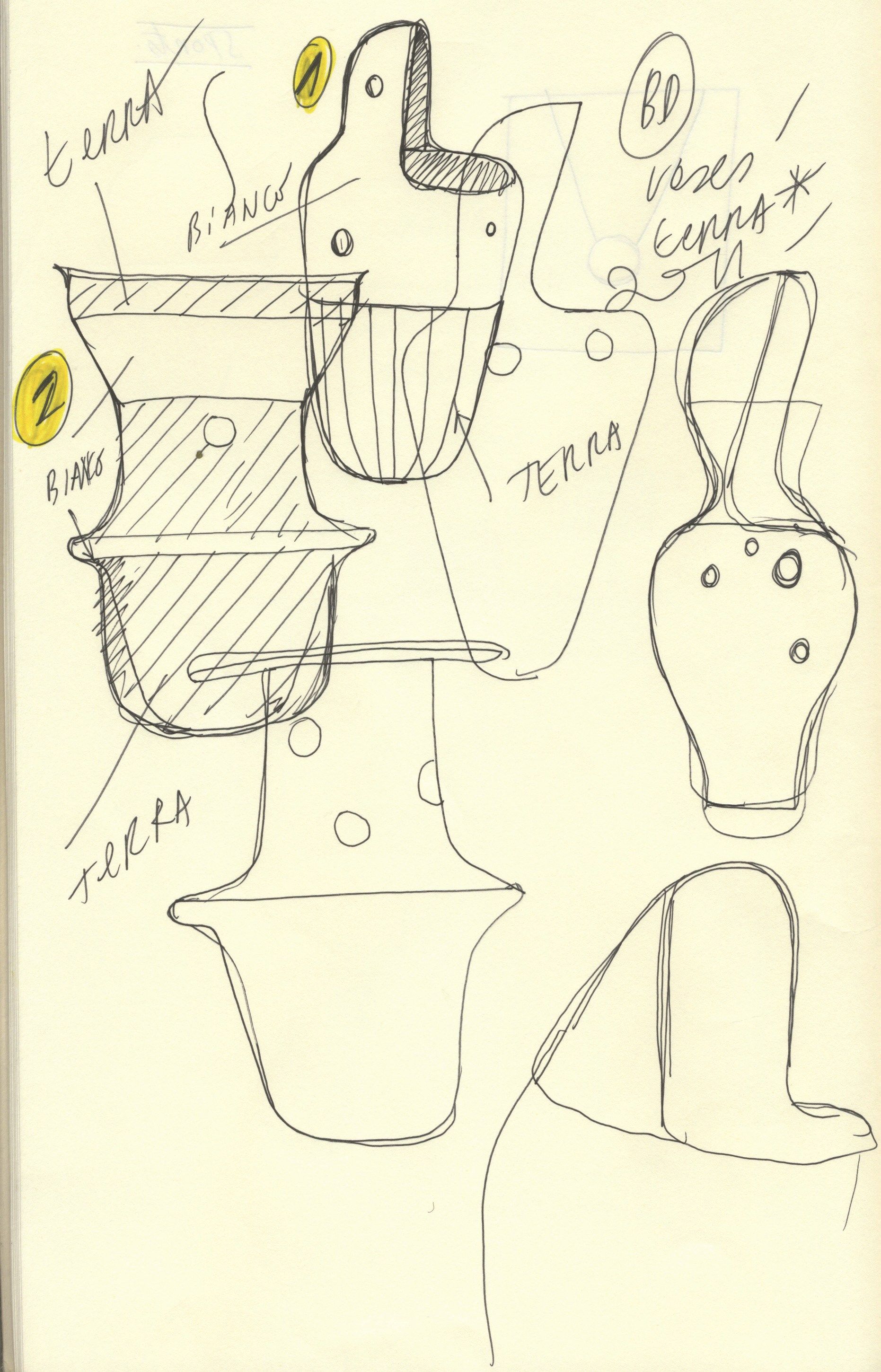 Низкий терракотовый садовый горшок BD Barcelona GARDENIAS N.2 ARCH-00042264 - Вид №17
