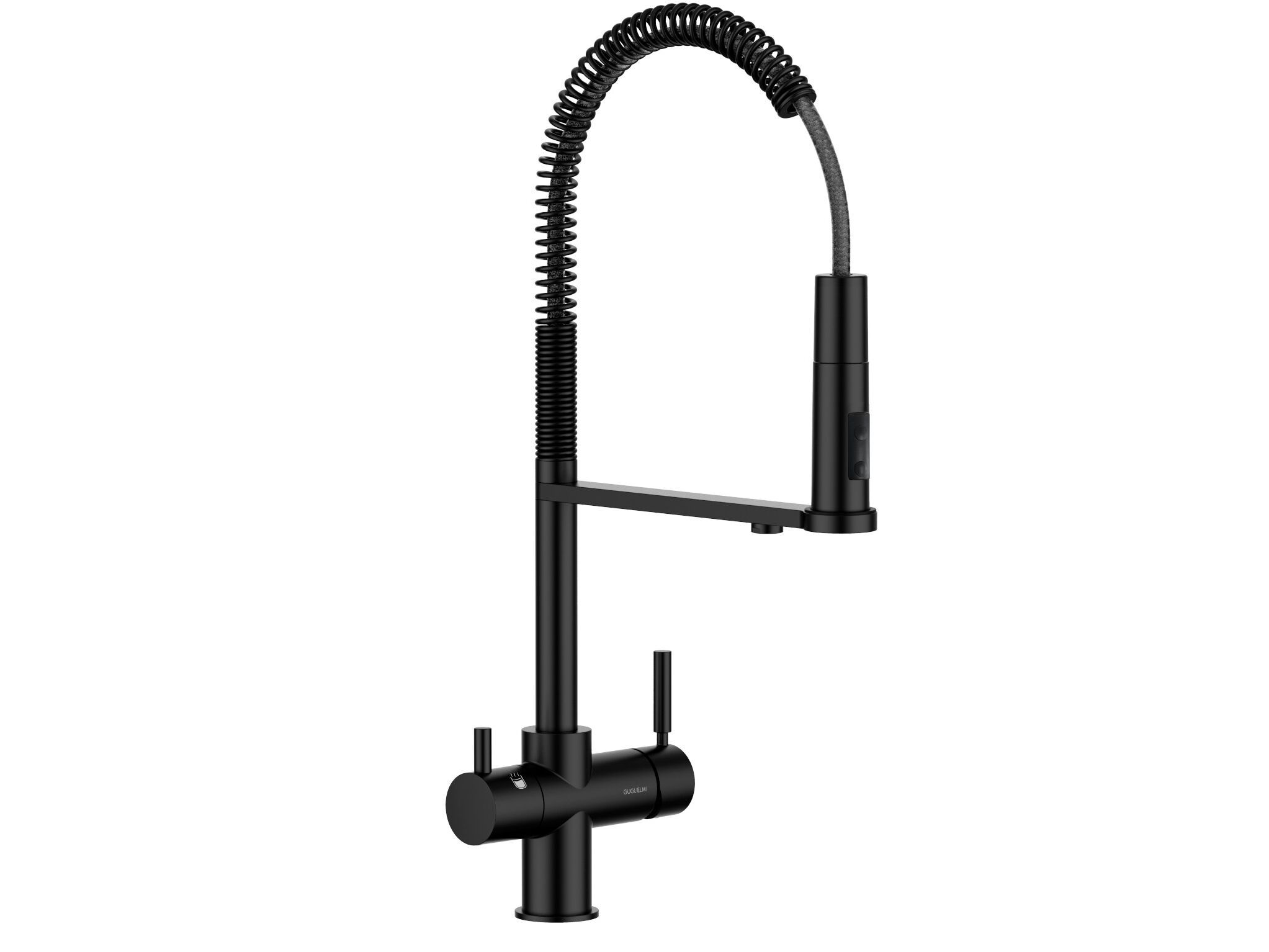 Электронный кухонный миксер с выдвижным ручным душем GUGLIELMI RUBINETTERIE Pura ARCH-00088662 - Вид №3