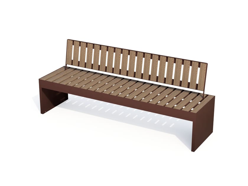 Скамья WPC со спинкой Studio Città BERNA ARCH-00135193