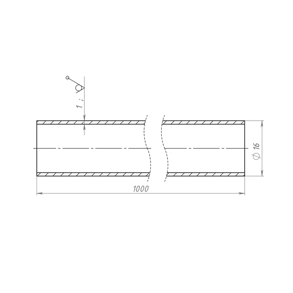 Рейлинг для кухни Lemax 100x1.6x1.6 см цвет черный Santreyd STLM-2181767 - Вид №1