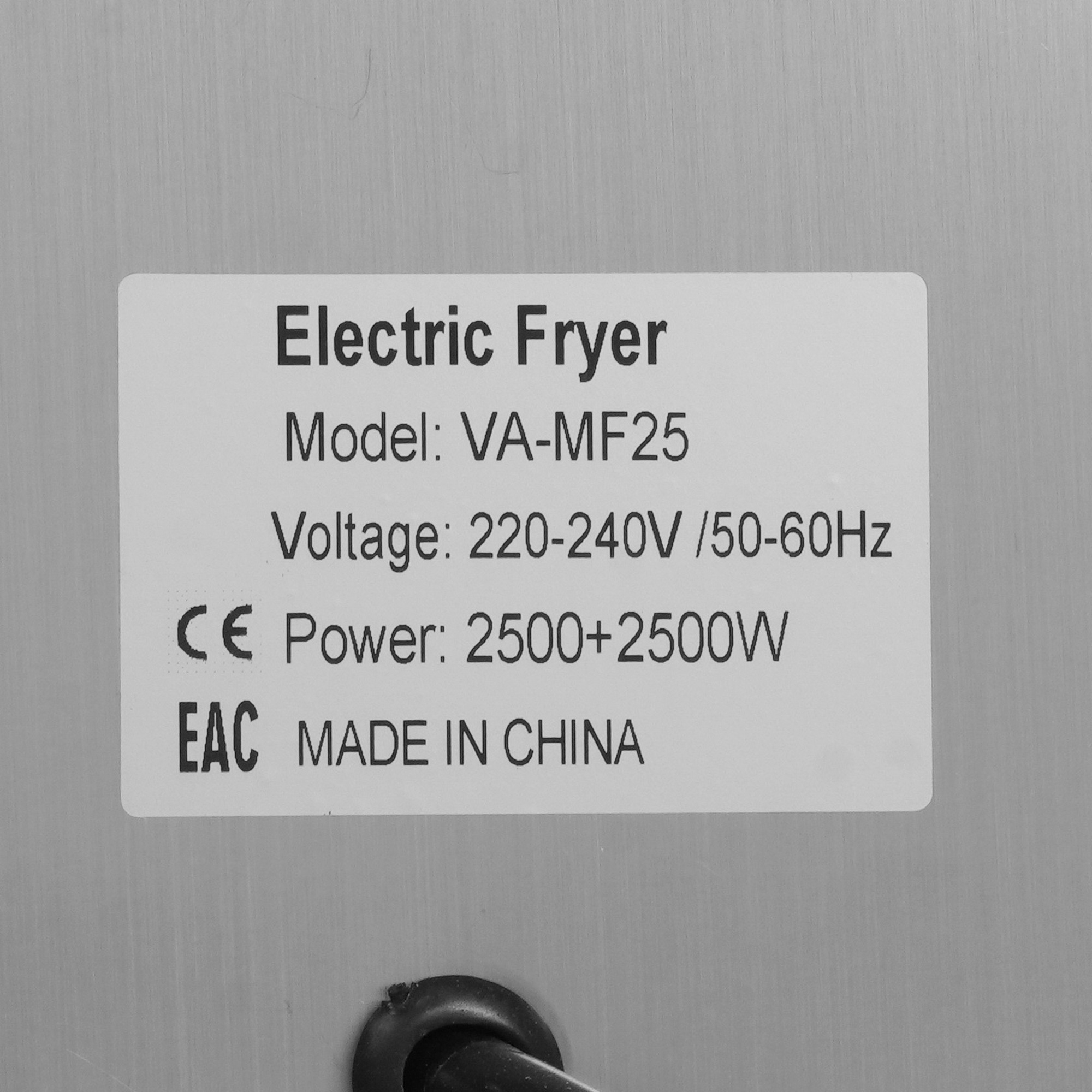 9126324 Фритюрница Viatto VA-MF25 серебристый STDN-0082777 - Вид №5