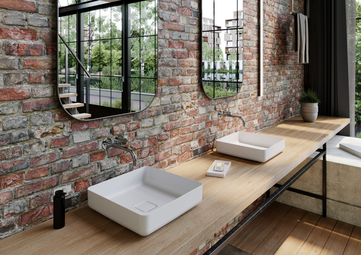 Умывальник KALDEWEI Сталь эмалированная 3184 282 холодный серый 90 3184282 - Вид №3