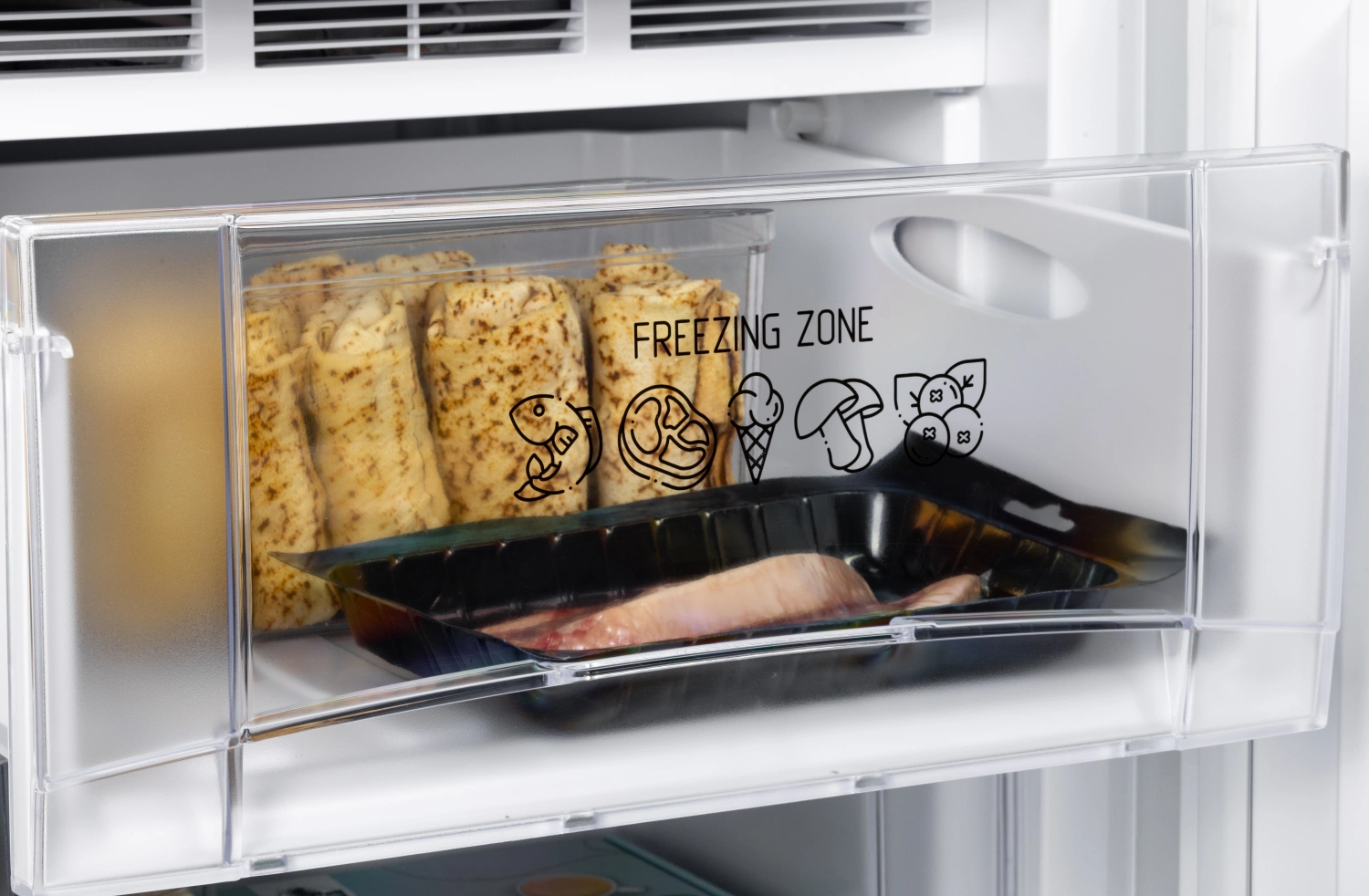 9291850 Холодильник с морозильником   NORD NRB 124 W белый STDN-0106240 - Вид №2