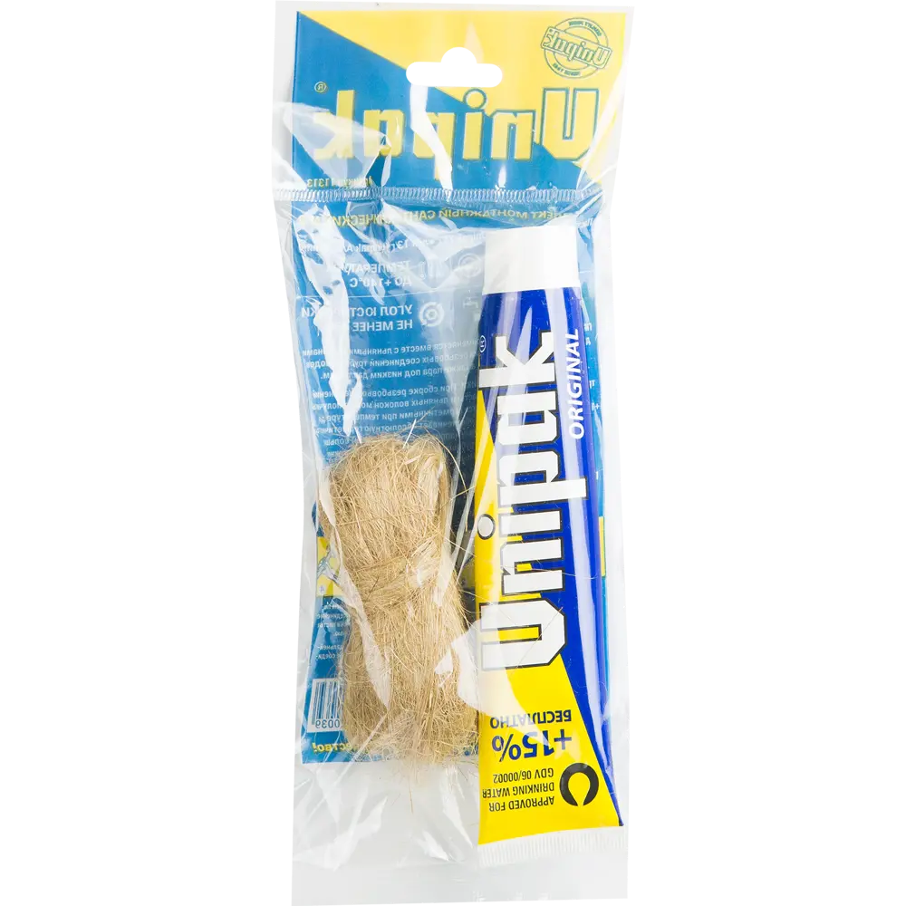 Комплект монтажный UNIPAK №2 для воды (паста 75 грамм, лён 13 грамм) Santreyd STLM-2012611 - Вид №3