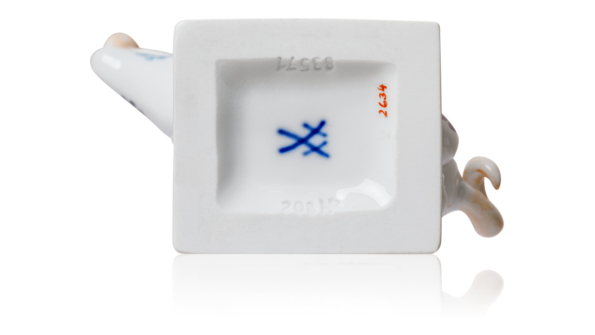 10634266 Meissen Фигурка 7,5см "Свинка" (П.Штранг) Фарфор  - Вид №4