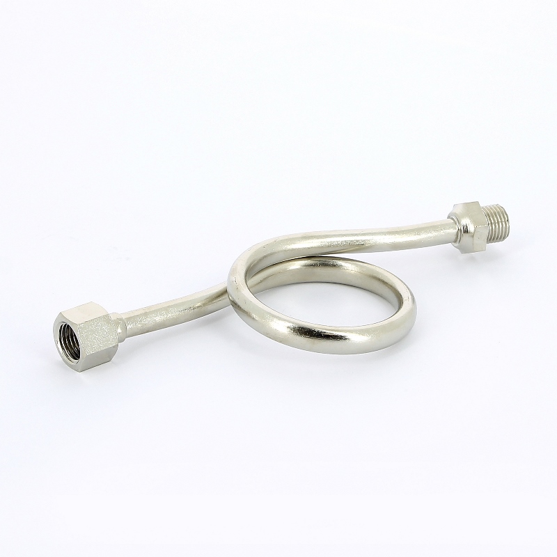 Трубка демпферная для манометра, с накидной гайкой EMMETI 1/4" 00512008