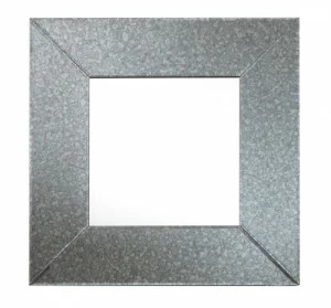 Зеркало квадратное серое Italo PUSHA ДИЗАЙНЕРСКИЕ 062653 Серый