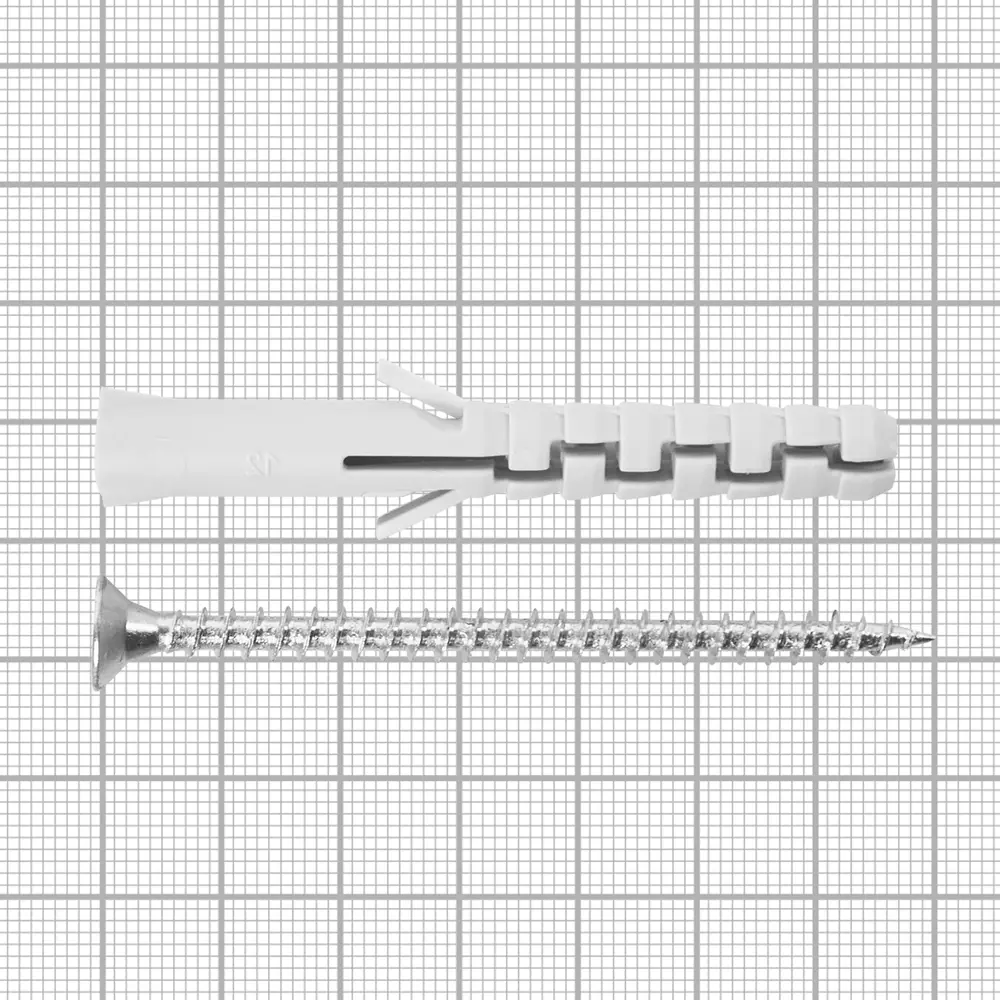Дюбель нейлоновый STANDERS PND L 8×65 мм с шурупами для прочного монтажа 83387771 STLM-0040721 - Вид №4