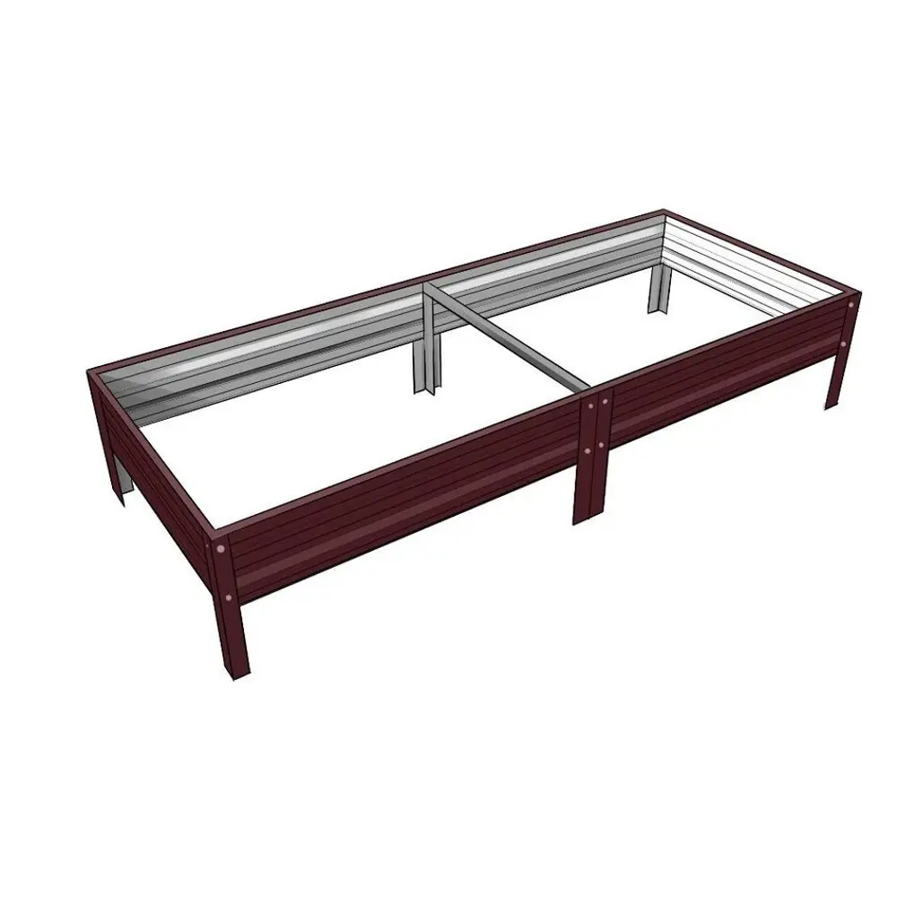 Грядка садовая 2x0.7x0.2 м сталь коричневый Santreyd STLM-2037847