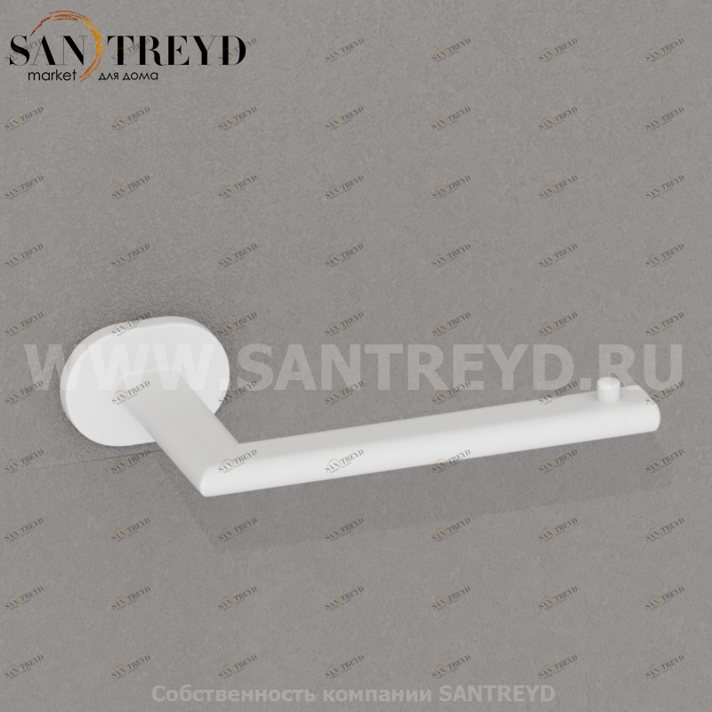 922430 Держатель туалетной бумаги, цвет Белый бархат Kerasan Nolita Италия