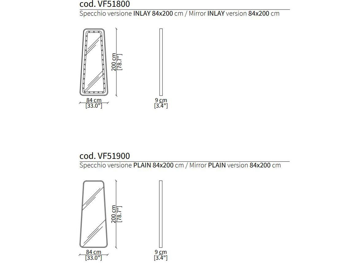 Настенное зеркало Vittoria Frigerio BARBERINI ARCH-00092714 - Вид №2