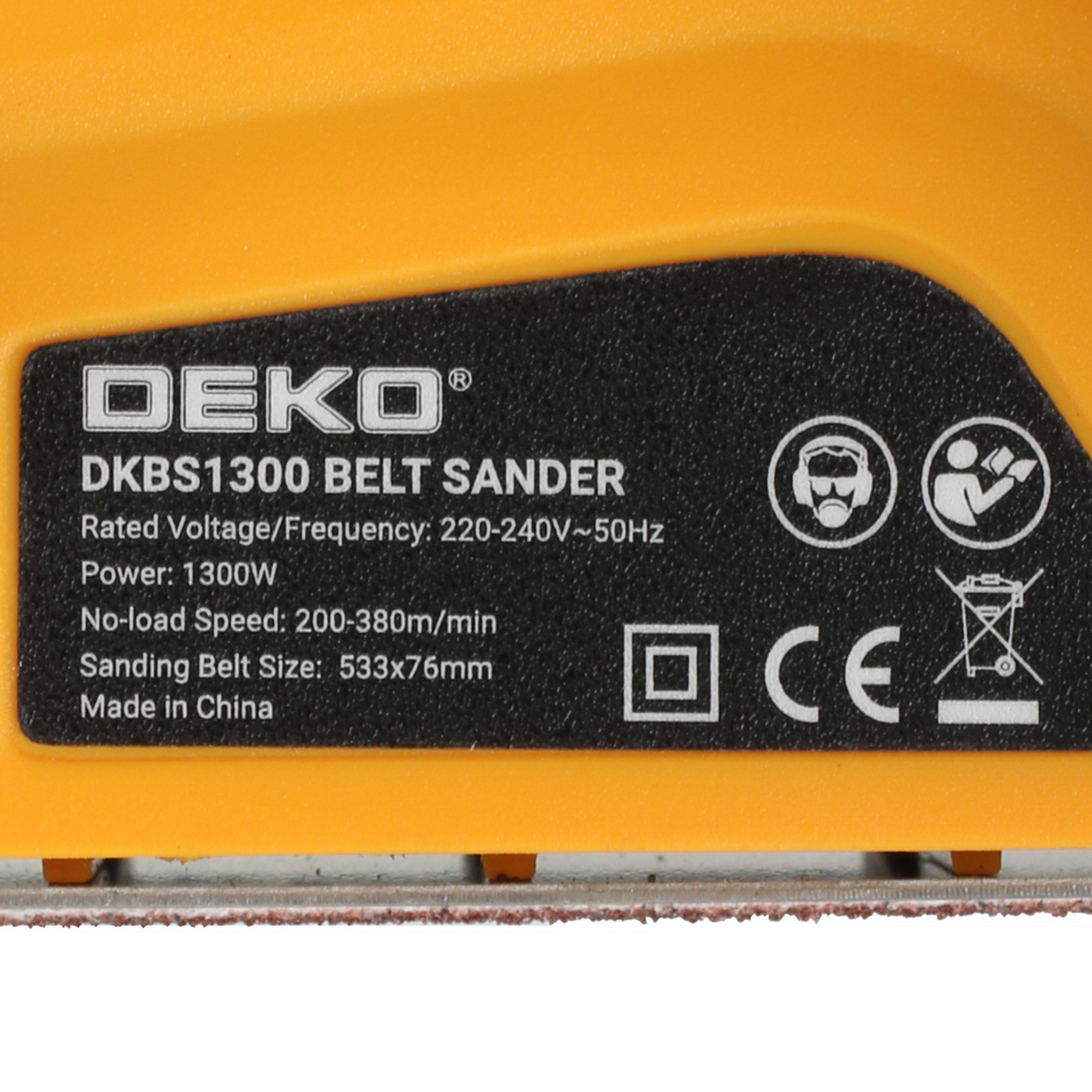 Ленточная шлифмашина DEKO DKBS1300 9945410 STDN-0001416 - Вид №5