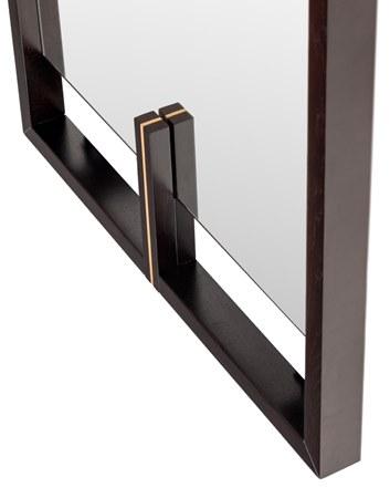 FRATO Прямоугольное зеркало из фанерованной древесины с настенной рамой  Fac050021aaa  - Вид №2