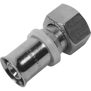 Муфта комбинированная Valtec 1/2"x16 мм ВР никелированная латунь VTM.222.N.001604 15474444 STLM-2131138