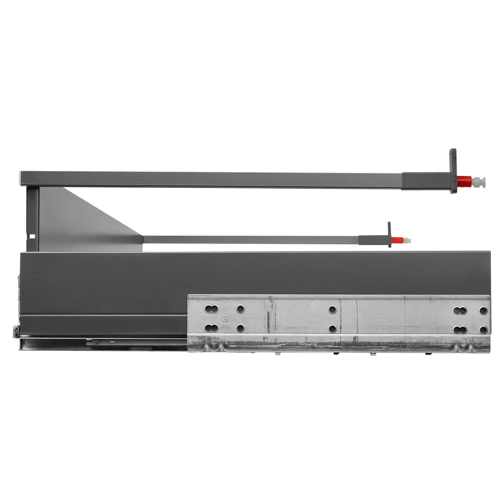 Выдвижной ящик с доводчиком 80x19x50 см KONSENSA ЛДСП/металл цвет серый Flowbox STLM-2083195 - Вид №4