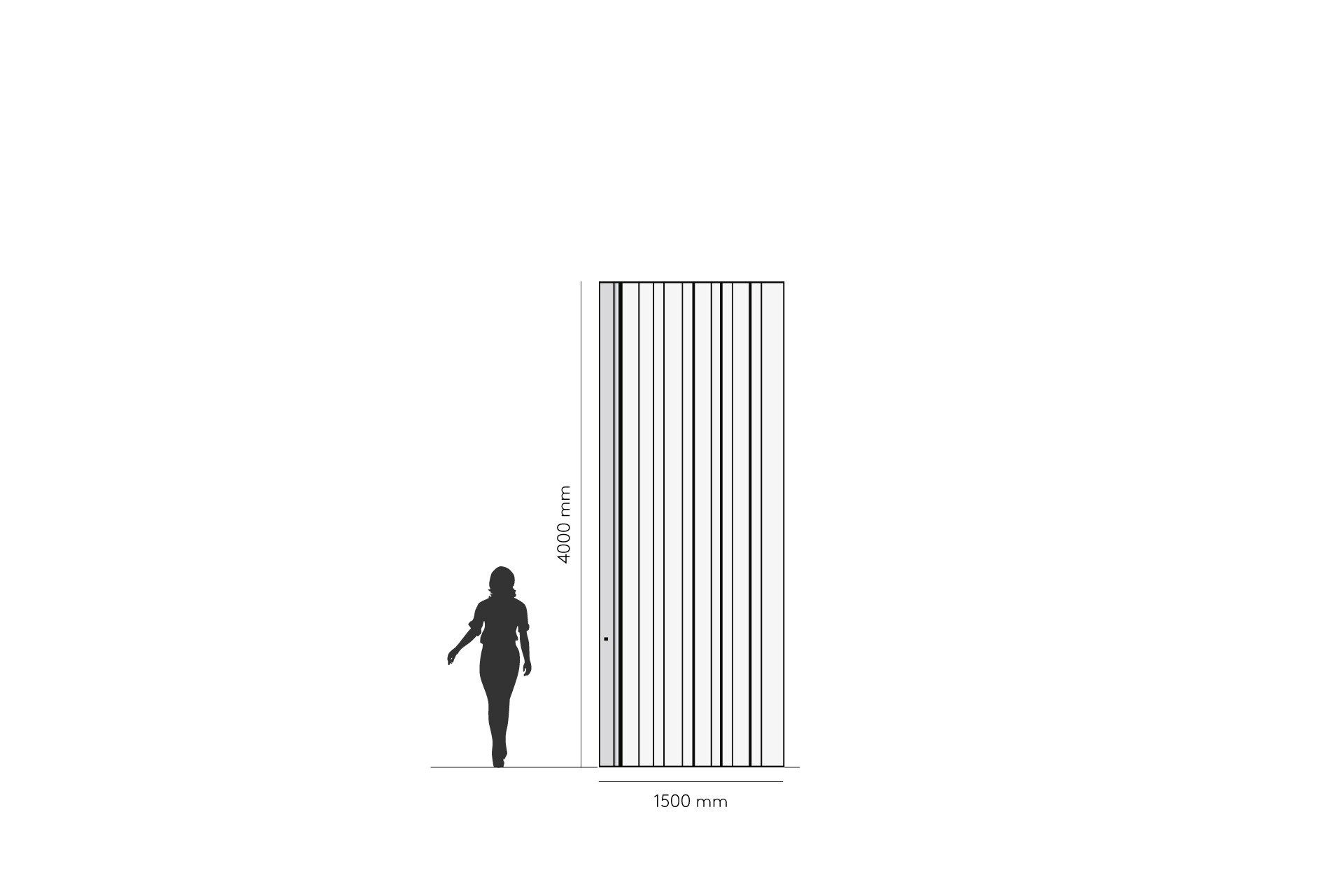 Наружная алюминиевая бронированная дверная обшивка Oikos Skydoors-вертикальные горизонты ARCH-00092937 - Вид №12