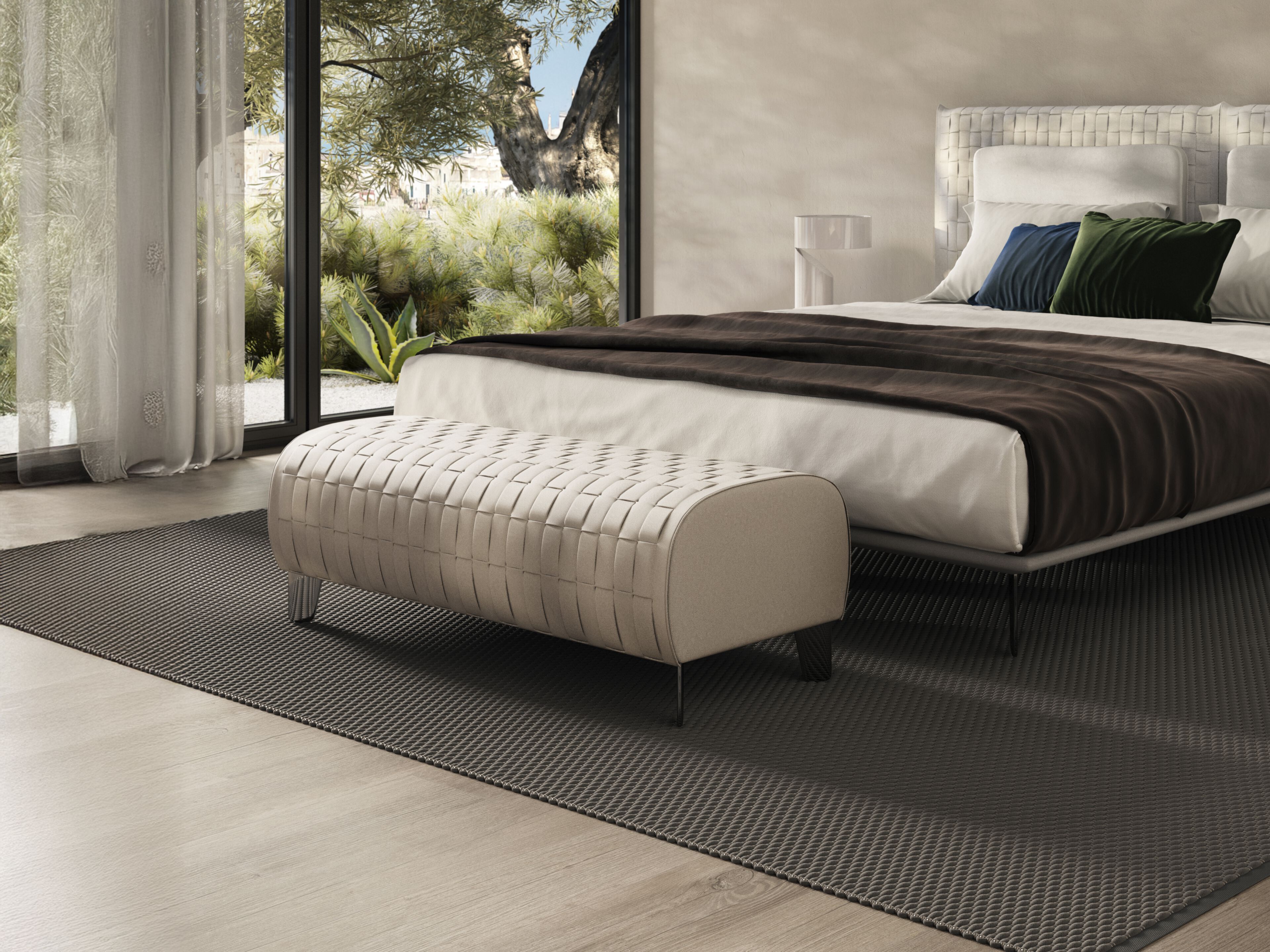 Мягкая скамейка из ткани Natuzzi Italia кампус ARCH-00128768 - Вид №5