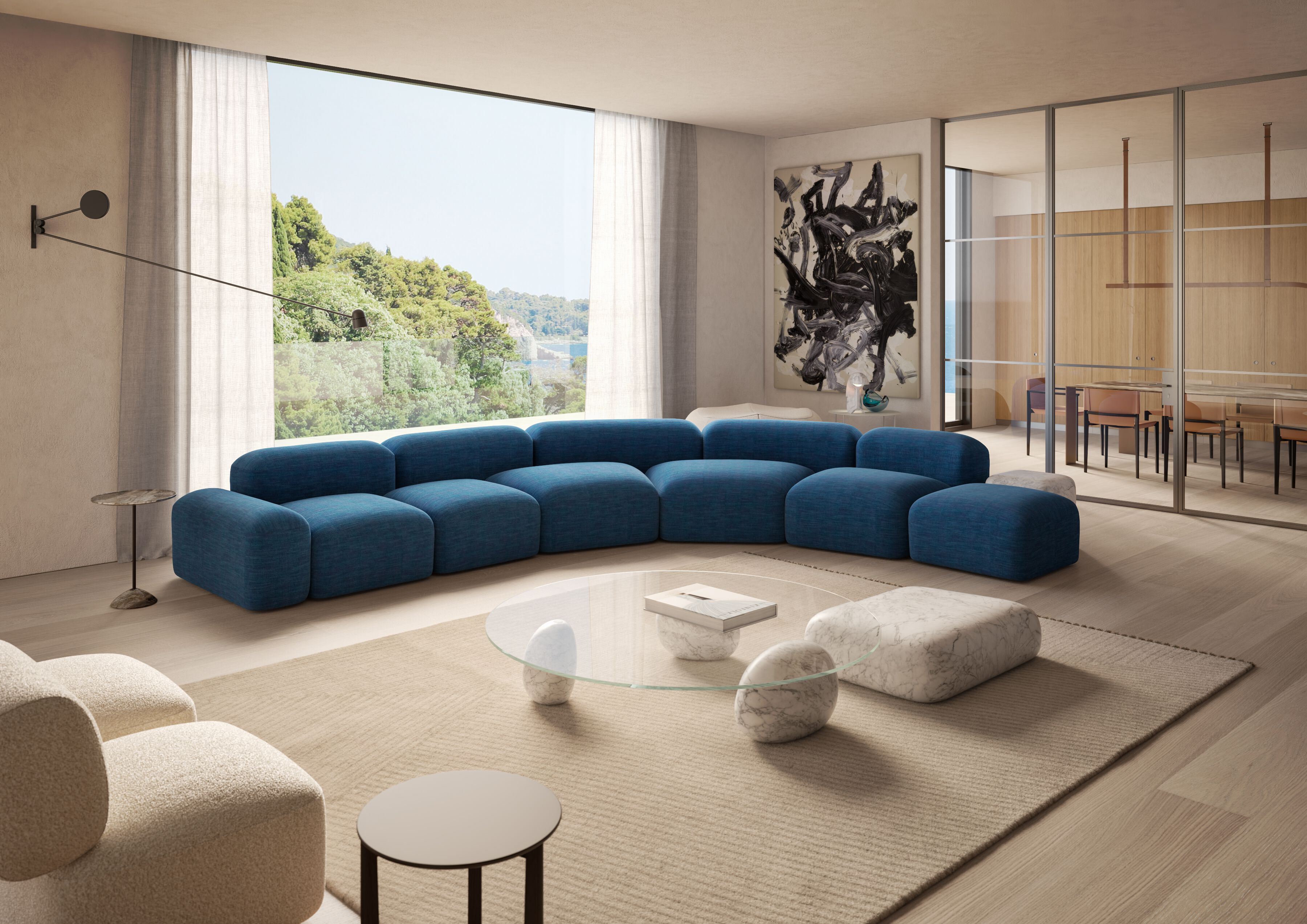 Модульный изогнутый диван Amura ARCH-00068422 - Вид №8