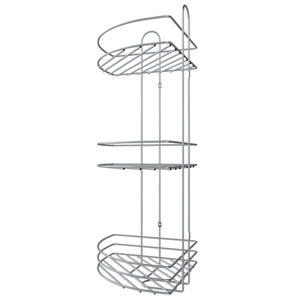Полка для ванной Lemer Nil 23.5x58.5 см металл цвет хром STLM-2069122 - Вид №2