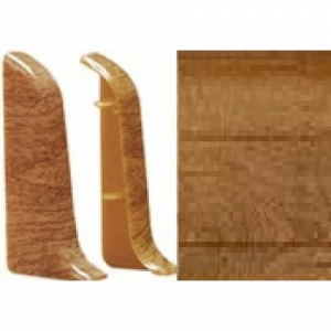 Угол внутр. для плинтуса 081 тиковое дерево