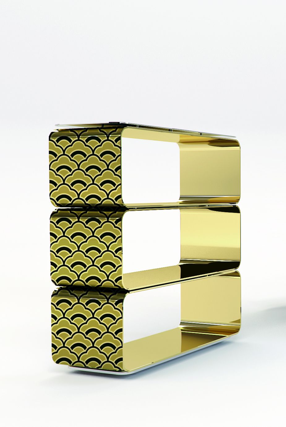 Модульная алюминиевая секционная Книжная полка altreforme District ARCH-00055752 - Вид №2