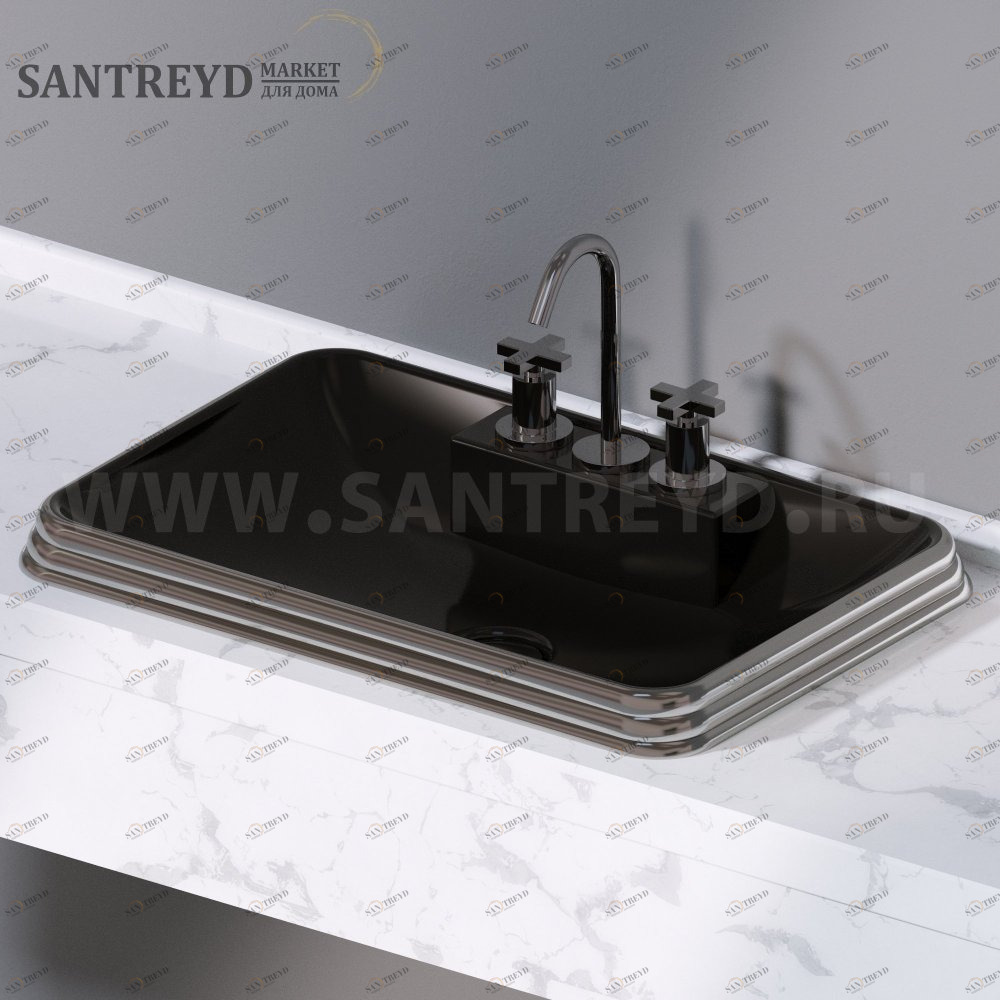 L613253 Накладная раковина под столешницу  прямоугольная A. e T. Italia GLASS AeT ITALIA