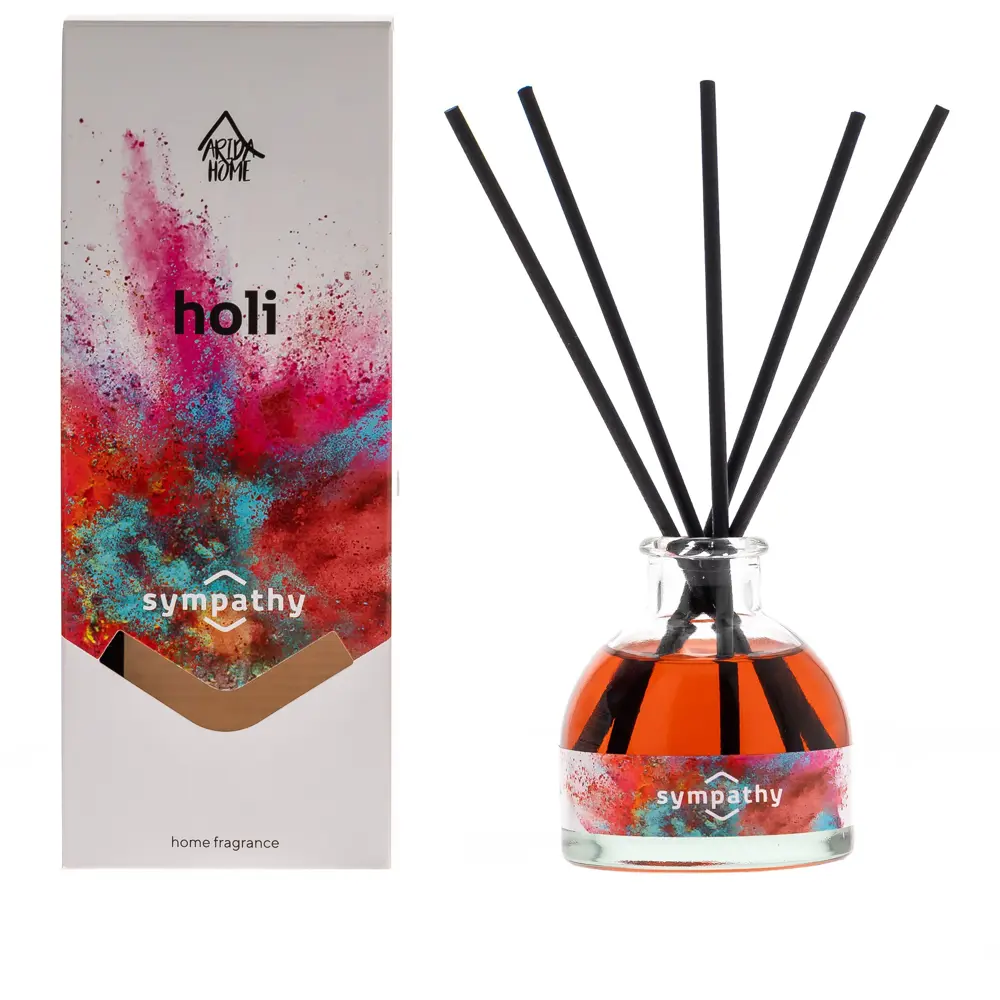 Аромадиффузор ARIDA HOME Holi Sympathy с фибровыми палочками 50 мл 89369845 STLM-1572543