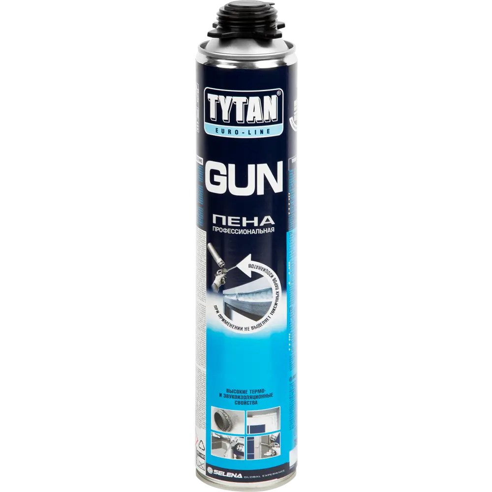 Пена монтажная пистолетная Tytan Euro-Line профессиональная 750 мл STLM-2105669