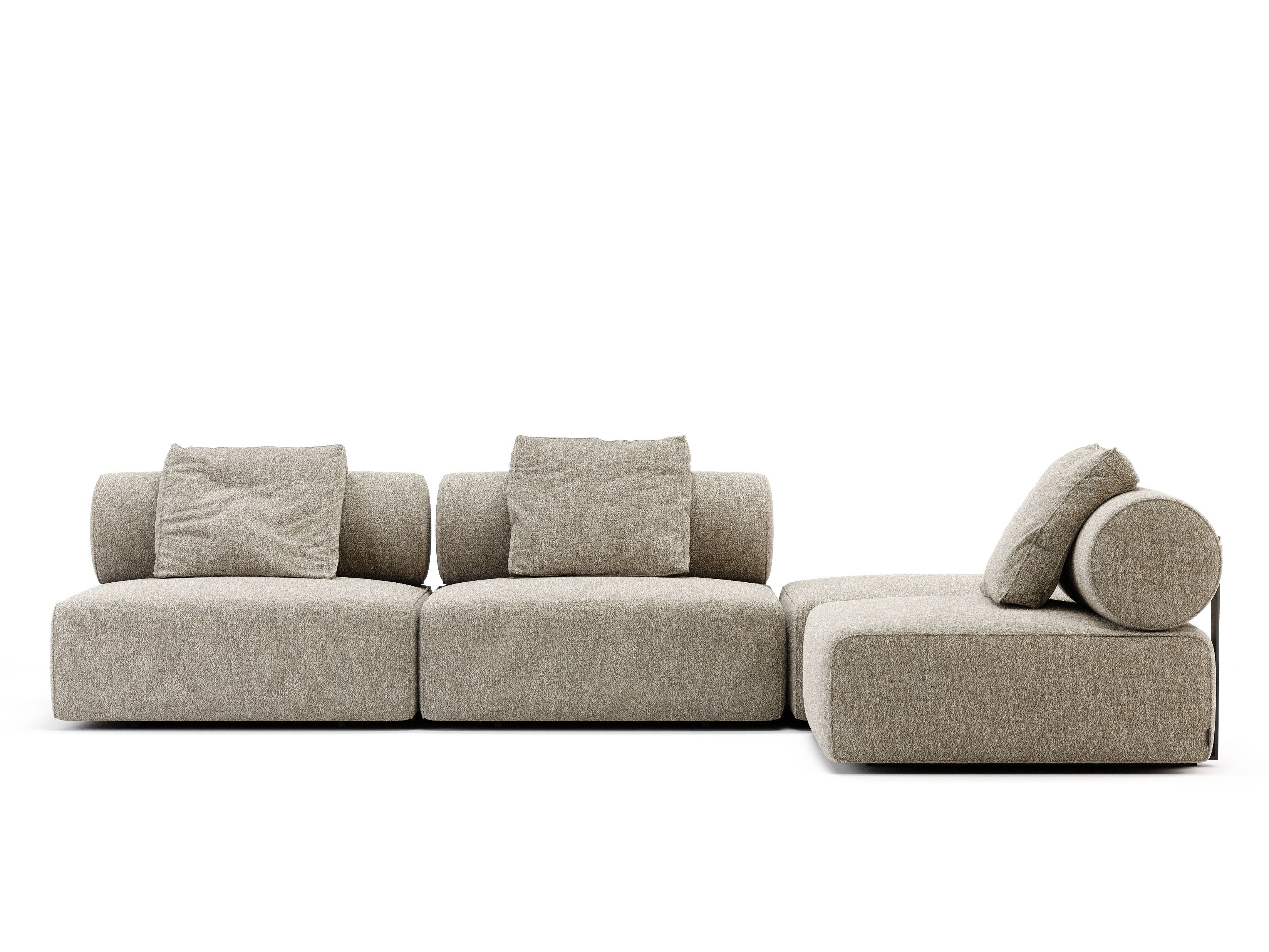 Модульный тканевый диван с полуостровом Domkapa SHINTO ARCH-00116255 - Вид №6