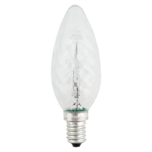 Лампа галогенная Osram свеча витая E14 30 Вт свет тёплый белый